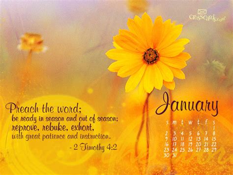 january 2011 2 timothy 4 2 desktop calendar free