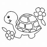 Coloring Pages Kids Turtles Children Turtle Printable Color Funny Colouring Print Animals Mermaid Animal sketch template