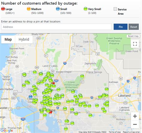 power outages affect teco duke energy customers in tampa bay area wfla