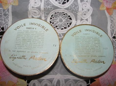 elizabeth arden voile invisible poudre compact refill 1950 s new old