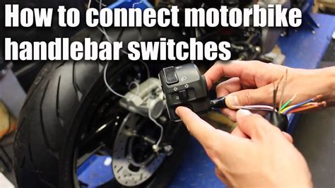connect motorbike handlebar switches wiring part  youtube