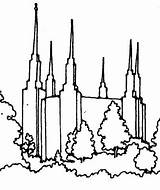 Temple Lds Clipart Clip Salt Lake Dc Washington Drawing Temples Coloring Cliparts Relief Society Pages Missionary Silhouette Diego San Slc sketch template