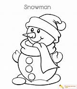 Pages Snowmen sketch template
