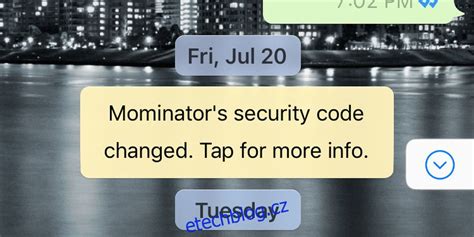 jak zmenit bezpecnostni kod whatsapp etechblogcz