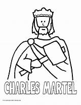 Martel Clipart Charles Clipground Hammer Printables Coloring History Pages sketch template