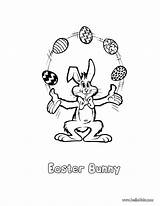 Juggling Eggs Coloring Rabbit Pages Print Color Bunny Easter Hellokids Online sketch template
