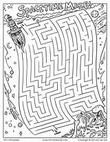 Maze Bw Spacetime Navigation Post sketch template
