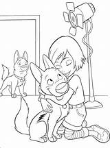 Coloring Pages Bolt Disney Printable Rocking Chair Penny Getcolorings Kids Getdrawings Dog sketch template