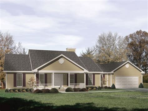 image  classic ranch house plans  covered porch ranch style house plans ranch house