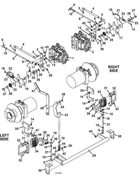 grasshopper mower drive linkage assembly diagram parts list