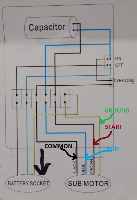 wire  volt  pump wiring diagram wiring draw