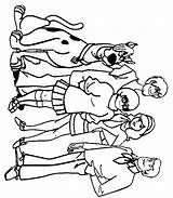Scooby Doo Coloring Pages Gang Kids Printable Sheet Color Print sketch template