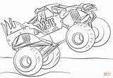 Everfreecoloring Digger Monstertruck sketch template