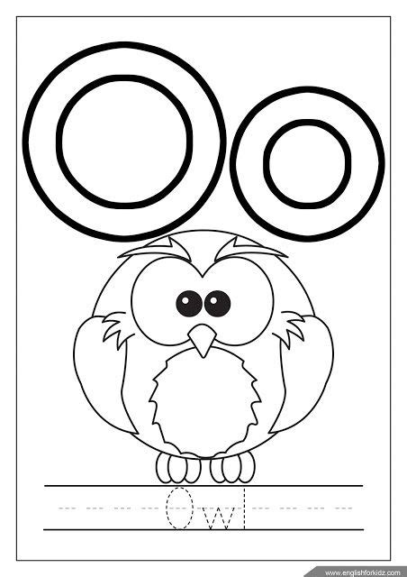 letter  coloring owl coloring alphabet coloring page alphabet