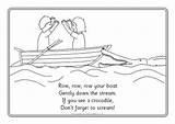 Row Boat Sparklebox sketch template