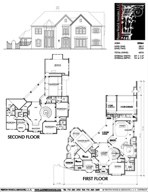 unique family house plans floor plan layout   story homes deve preston wood associates