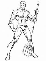 Steel Coloring Pages Man Aquaman Getdrawings Getcolorings Template sketch template