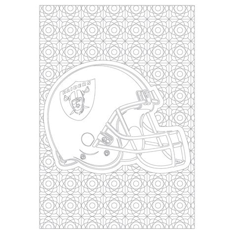 raiders football coloring pages nfl football helmet coloring page