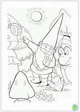 Coloring Gnome David Dinokids Close Book sketch template