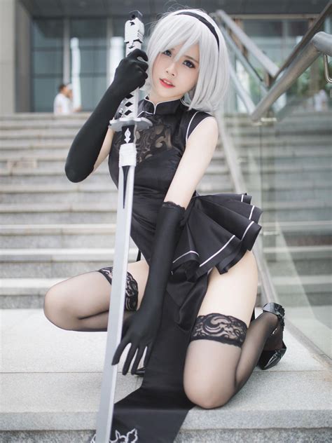 Nier Automata 2b Cosplay By Ecchi Cosplaygirls