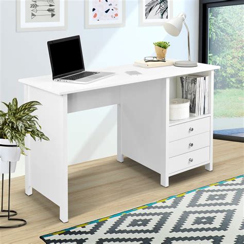techni mobili contempo desk   storage drawers white walmartcom