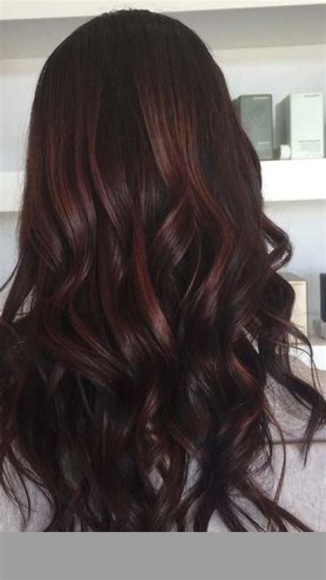 hint of auburn in dark hair hair heaven in 2019 chocolate brown hair color hair color