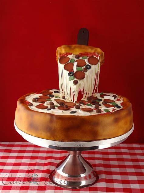 Pizza Party Cake By Cake Heart Cakesdecor