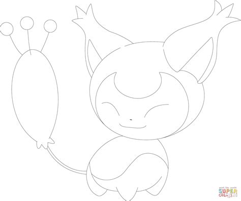 skitty coloring page  printable coloring pages coloring home