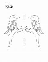 Woodpecker Template Toy Coloring Joel Made sketch template
