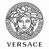 Versace Logo Iron Logos Heat Getdrawings Drawing sketch template
