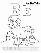 Coloring Buffalo Pages Phonics Kids Letter Handwriting Practice Bills Colouring Animals Printable Ny Getcolorings Clipart Color Getdrawings Teaching Skyline Silhouette sketch template