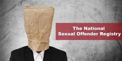 Understanding The National Sexual Offender Registry Affordable Defence