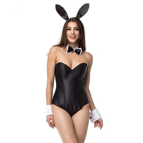 halloween costume women s sexy bunny cosplay bodysuit