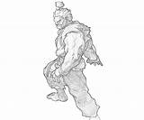 Akuma Abilities Capcom Marvel Vs sketch template