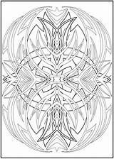 Dover Mandala Doodle Doverpublications Mashabli Trippy sketch template