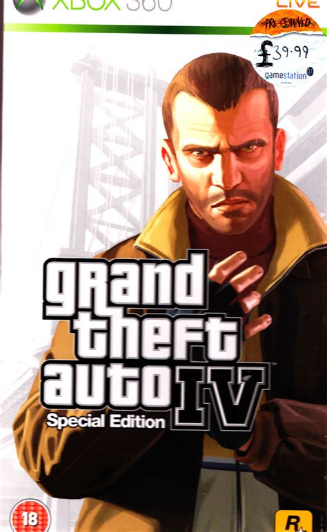 Grand Theft Auto Iv Special Edition 2008 Xbox 360 Box