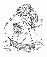 Coloring Pages Merida Princess Brave Disney Bubakids Online Thousands Cartoon Thousand Printables Wuppsy sketch template