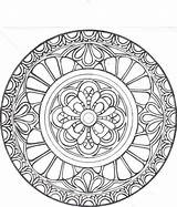 Craftsy Mandala Doodling sketch template