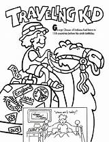 Coloring Pages Traveling Traveler Crayola Drawings 560px 93kb sketch template