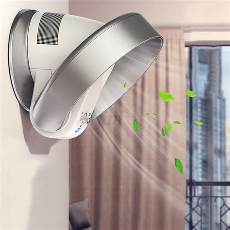 bladeless fan cooling air conditioning fan  remote control wall mounted fan ebay