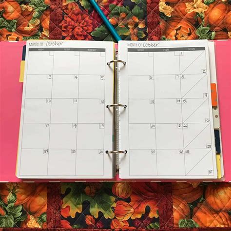 diy day planners    year