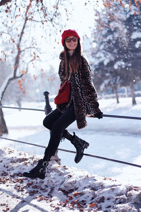 leo print love red accessories leo hipster coat print style
