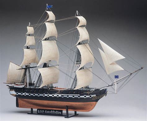 revell monogram ships  uss constitution plastic model kit model