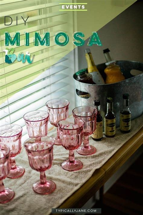 diy mimosa bar mimosa bar mixed drinks recipes boozy popsicles