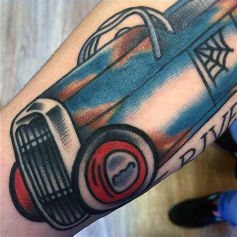 70 Hot Rod Tattoo Designs For Men Automobile Aficionado