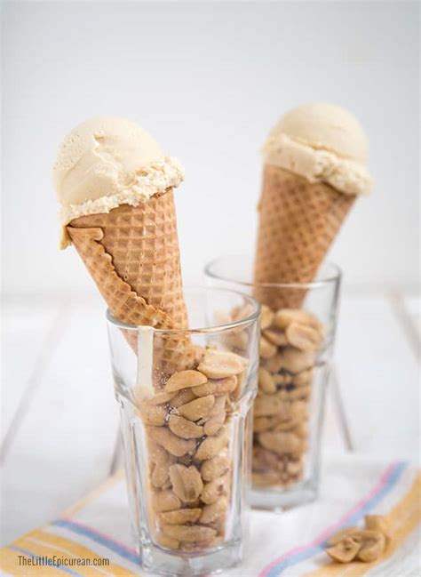 homemade peanut butter ice cream   epicurean