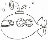Submarino Submarinos Submarine Feltro Niños sketch template