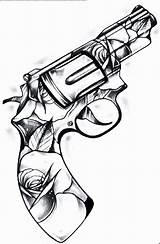 Easy Gangster Sketches Chicano Pistolen Pistol Ooo Outline Disegni Pistola Skizze Abstrakte Waffen Skizzen Umriss Facili Matita Messer Pfeil Reloj sketch template