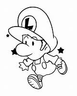 Luigi Ausmalen Bébé Minion Yoshi Bestcoloringpagesforkids Bowser Dessus Prinzessin Nintendo sketch template