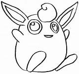 Coloring Jigglypuff Pokemon Wigglytuff Pages Getcolorings Color sketch template